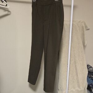 Contemporaine by Simons High-Waist Olive Green Women's Trousers